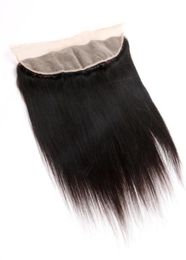 Extensions de cheveux naturels brésiliens Remy lisses, Body Wave, Lace Frontal Closure transparente HD, 13x4, Deep4487812