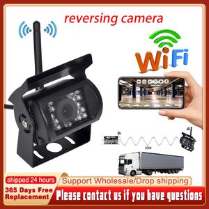 HD Truck Reversing Camera Draadloze auto achteruitkijkcamera Wifi Reversing Camera 170 Wide Angle Night Vision Bus Truck CAM Waterdicht