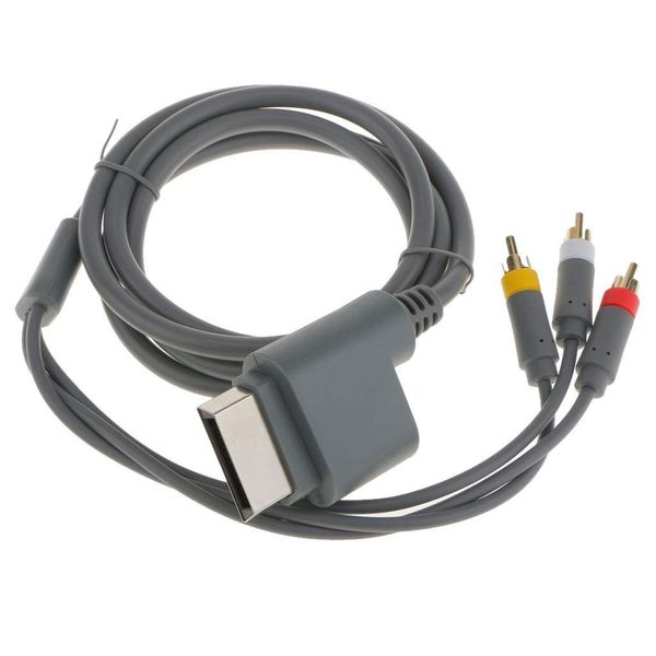 Componente de TV HD A / V AV Audio Video Cable óptico Cable para Microsoft Xbox 360 Consola Videojuego DHL FEDEX EMS ENVÍO GRATIS