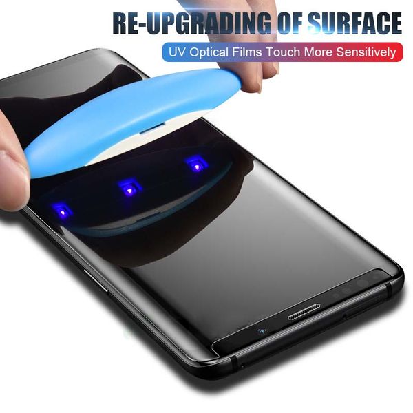 HD UV pleine colle liquide écran en verre trempé pour Samsung Note 10 Pro Curved Film de protection pour Samsung note10
