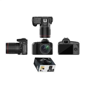 Caméra numérique HD WiFi Enregistrement Caméra DSLR Caméra numérique avec un caméscope DSLR Digital Zoom Digital Zoom 4K Dual Lens Cam de l'autre 240327