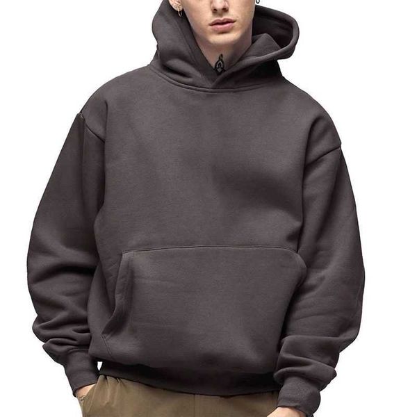 HD433 Hoodies à hommes vierges de poids lourd personnalisé