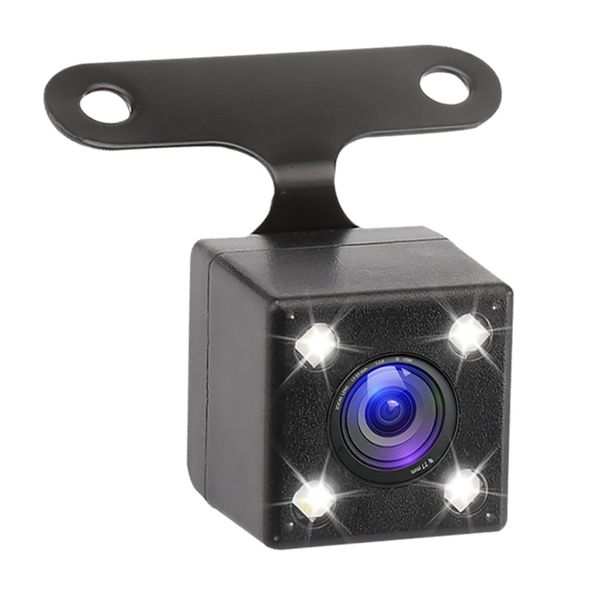 HD4LEDlights caméra de recul universelle réglable avec règle CCD vision nocturne étanche voiture vue arrière image câble de 6 mètres