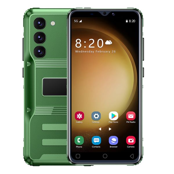 HD6-S23 téléphone portable résistant aux chutes d'extérieur robuste pour personnes âgées, téléphone portable étanche