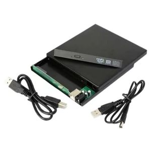 Boîtiers de disque dur USB pour ordinateur portable vers SATA CD DVD RW Drive Boîtier externe Caddy Ktugp