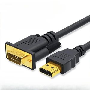 Ligne de conversion compatible HDMI à VGA avec installation de décodeur Fonctionnement simple Aucun logiciel et aucun paramètre Utiliser directement