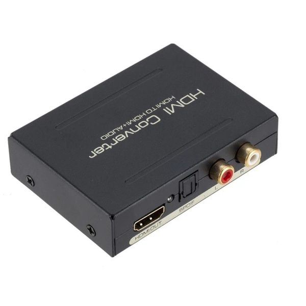 Convertisseur HDMI Extracteur audio HDMI 5.1ch 2.0ch Extracteur audio HD HD vers l'extracteur audio Splitter optique TOSLINK SPDIF