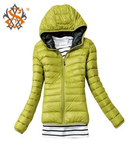 HDNEW 2016 Fashion Parkas Winter Femme Down Jacket Vêtements Vêtements Hiver Couleur Couleur pardessus Veste Femme Parka 538TN9969384