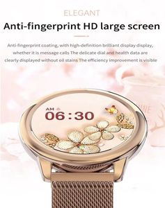 HDT8 Smart Watch Hommes IP67 Étanche Fitness Tracker Bracelet en métal de fréquence cardiaque pour différents systèmes et tout le téléphone avec Retail Box3332364