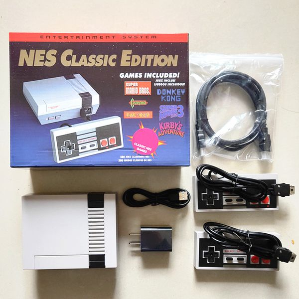 HD Out 1080P peut stocker 638 consoles de jeux vidéo Hôte nostalgique pour les consoles de jeux NES Deux joueurs de jeu Controller Free DHL