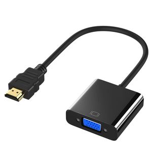 Adaptateur de connecteurs HDTV vers VGA QGeeM convertisseur audio vidéo analogique numérique connecteur 1080P 60Hz câble de cordon HDTV