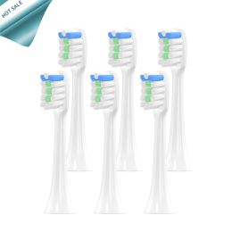 Cabezal 6 uds SOOCAS X3 X1 X5 cabezales de repuesto para cepillo de dientes Xiaomi Mijia SOOCARE X1 X3 cabezales de cepillo de dientes eléctrico sónico
