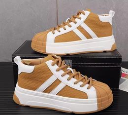 Hoofd Casual Shell Designer schoenen Verhoogte schoenen Fashion Men Platform Sneakers Spring herfst veter tennis Wa 1500
