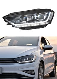 Lampe frontale clignotant automatique feux de route pour VW Golf Sportsvan LED phare diurne 2016-2020