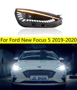 Lampe frontale pour voiture 20 19 Ford new Focus 5 phares antibrouillard feux de jour DRL H7 LED Bi ampoule xénon accessoires de voiture