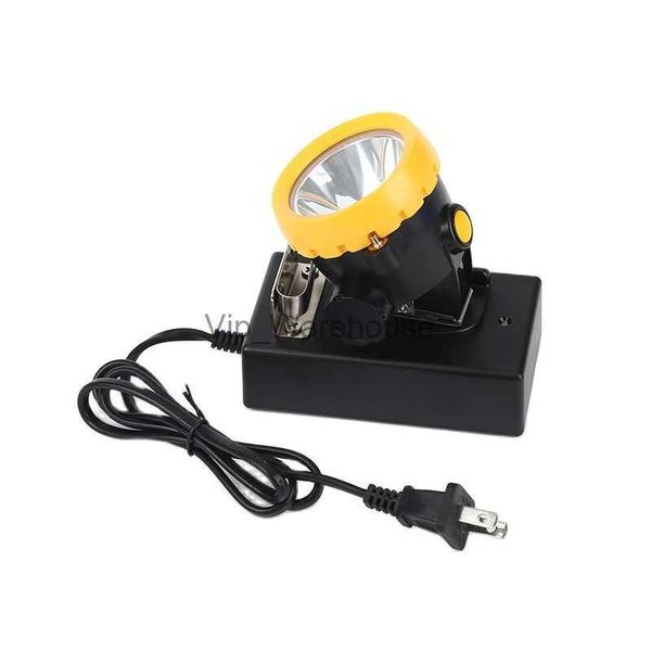 Lampes frontales BK2000 3500LX LED batterie mineur minière Cap lampe phare Mine phare avec chargeur pour la pêche chasse HKD230922