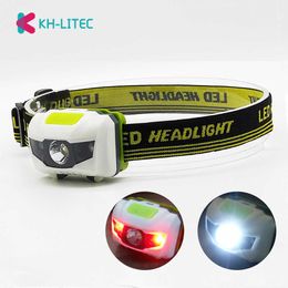 Head lamps Portable Mini Led phare 4 Modes phare tête lampes de poche lampe torche lumière randonnée Camping lumière pour la pêche équitation cyclisme P230411