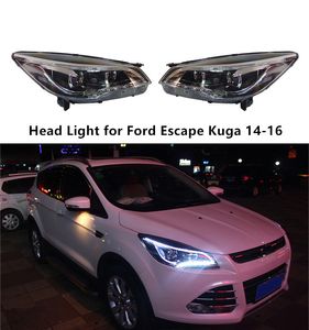 Head Light for Ford Escape Kuga LED Daytime Running Headlight 2014-2016 Turn Signal High Beam Projector Lens