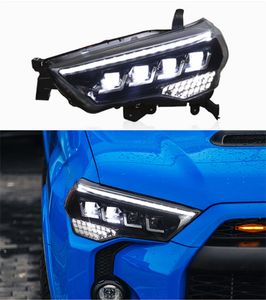 Hoofd Licht Voor Toyota 4 Runner Led-dagrijverlichting 2013-2020 Drl Richtingaanwijzer Dual Beam Lamp Lens auto Styling