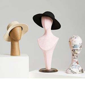 Hoofd mannequin display rack hoofdtooi winkel kleur hoed houder