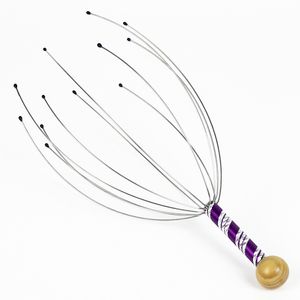 Head Massager 1Pcs Octopus Head Scalp Neck Equipment Stress Release Relax Massage Claw Massager Tens Pain Relief Body Massager