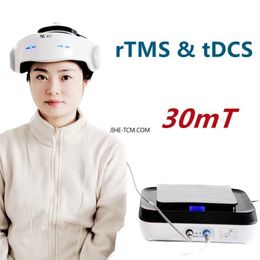 Masajeador de cabeza 30mt Rtms Tdcs Parkinson Depresión Migraña Trastorno maníaco Alzheimer Estimulador transcraneal 230825