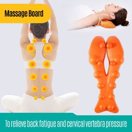 Masseur de tête Vertèbre cervicale Planche de massage Accolade Dispositif d'étirement du dos Planche de massage Traction du dos Colonne vertébrale droite Dos Relax Soins de santé 230614