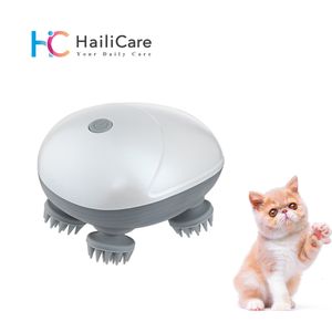 Masseur de tête électrique pour animaux de compagnie, chien, chat, Massage vibrant du cuir chevelu, Machine de chargement, pétrissage, fournitures de soins de santé, accessoires 230826