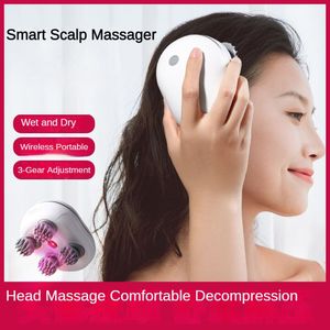 Hoofd Massager Elektrische hoofdhuid Massage Gezondheidszorg Ontspan schouderhek diepe weefsellichaam met 4 s voor douche en ontspannen