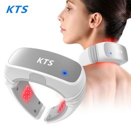 Masajeador de cabeza KTS 3pcs 808 nm Dispositivo de terapia con láser frío para alivio del dolor de cuello