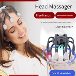 Masseur de tête, Instrument de Massage poulpe, Vibration électrique multidimensionnelle entièrement automatique, Relaxation du cuir chevelu, 231020