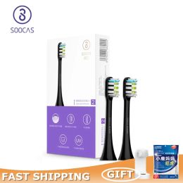 Hoofd SOOCAS X3/X3U Vervangende Opzetborstels SOOCARE X1/X5 Sonic Elektrische Tandenborstel Hoofd Originele Nozzle Jets met Gift