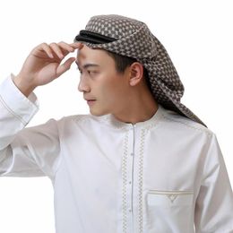 Bandeau pour les hommes musulmans turban arabe bande noir couleur noire coiffure islamic chapeau hommes entièrement drop hs181314m