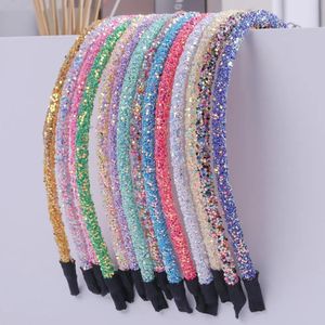 Diademas 50pclot Accesorios para el cabello y Diadema con purpurina para niñas, mujeres, niñas, diadema, diademas de color caramelo 231207