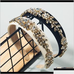 Bandons accessoires baroque courter vent super flash hingestone verre diamant fleuri