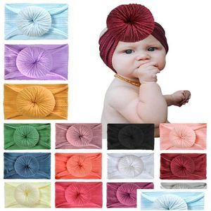 Bandeaux Bébé Filles Noeud Boule Enfants Bande De Cheveux Enfants Chapeaux Boutique Accessoires 18 Couleurs Turban Drop Livraison Bijoux Hairjewel Dhe1Q