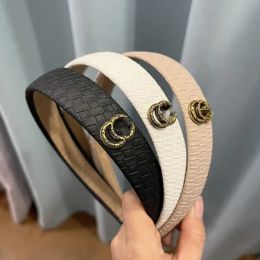 Diademas Accesorio para el cabello para mujer Diadema Diseñador de la marca Carta Hairband Mujer Chica Moda Deporte al aire libre Headwrap