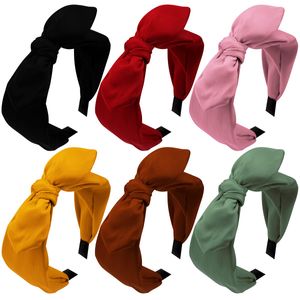 Bandeaux Noué Arc Pour Femmes Turban Large Noeud Bandeau Cintillos De Pelo Para Mujeres Drop Delivery 2022 Amlj6