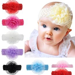 Bandeaux Dentelle Fleur Enfants Bandeau Bébé Bandeau Élastique Gstg086 Mélanger Ordre Mode Bandeau Drop Delivery Bijoux Hairjewelry Dhbiq