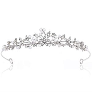 Diademas Rhinestone Crystal Tiaras y coronas Diadema para mujeres Cumpleaños Pageant Boda Prom Princess Crown A006 Drop Deli Bdesybag Amejj