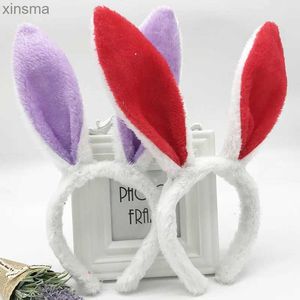 Bandeaux Femmes En Peluche Oreilles De Lapin Bandeaux Mignon Pâques Adulte Doux Oreilles De Lapin Bandeaux pour Filles Anime Cosplay Fête Accessoires De Cheveux YQ240116