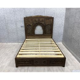 Tête de lit avec cadre traditionnel marocain, meuble de chambre à coucher personnalisé, livraison directe, décoration de jardin et de maison, Otiah