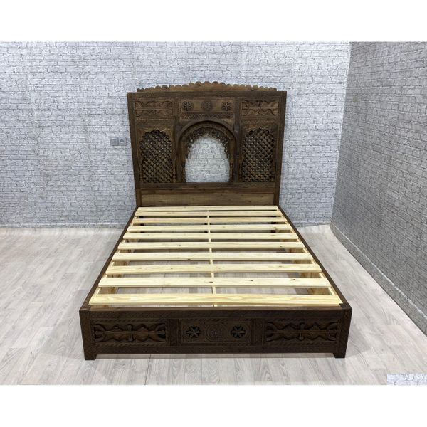 Tête de lit avec cadre traditionnel marocain, meuble de chambre à coucher personnalisé, livraison directe, décoration de jardin et de maison, Ot5Wn