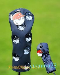 Headcovers Driver Fairway Woods Cover PU lederen hoofdcovers Set Protector Accessoires