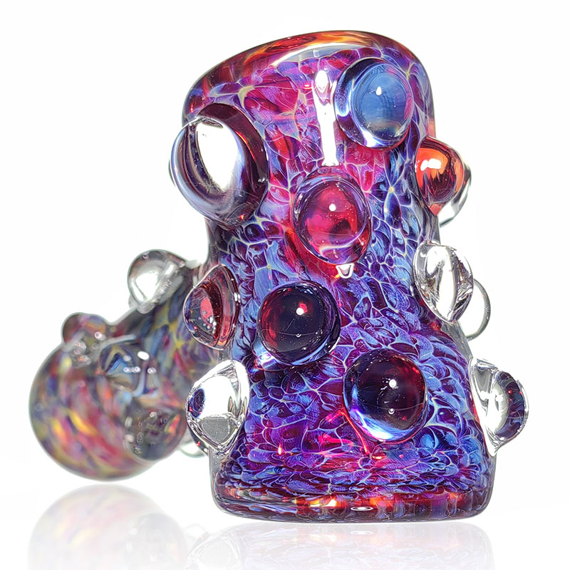 heady hammer pipe glass pieces for smoking portable glass tobacco pipes Pink Spoon Pipes Hand Blown Glass Pipes Collectible Glass Art Pipes Blown Glass Dry Pipe