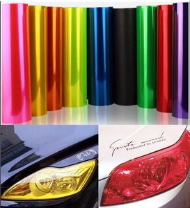 Les autocollants de film de lampe frontale changent les lumières films couleurs Matt Blackned Tail Fog Lampe Protective Film Translucent Lampe Decal7389299