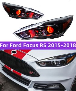 Phare pour Ford Focus RS style 20 15-20 18 rouge mauvais œil Streaming clignotant complet LED DRL Auto accessoire assemblage