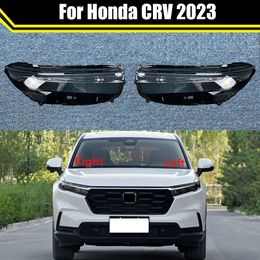 Coque de phare pour Honda CRV 2023, étui de lampe frontale de voiture, couvercle d'objectif de phare avant de voiture, abat-jour en verre