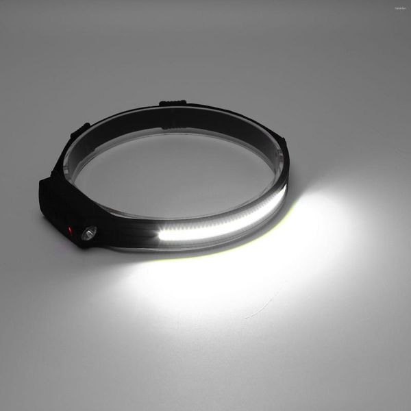 Lampes frontales 2 pièces LED lampe frontale d'équitation à induction USB Rechargeable lampe de travail de chasse lampe torche d'avertissement
