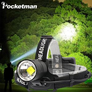 Headlamps 50000LM High Power USB Rechargeable XHP50/XHP70 LED Headlamp Zoomable Headlight Waterproof Head Lamp Use 18650 Battery